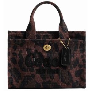 Coach Cargo Tote 20 In Dark Leopard Print *PRICE FIRM*